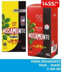 Maxiconsumo Rosamonte yerba trad. - suave oferta