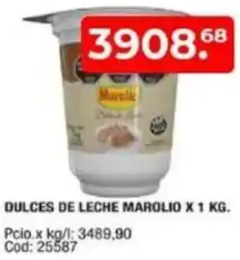 Maxiconsumo Marolio dulces de leche oferta