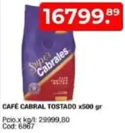 Maxiconsumo Café cabral tostado oferta