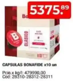 Maxiconsumo Bonafide capsulas oferta