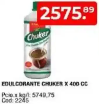 Maxiconsumo Edulcorante chuker oferta