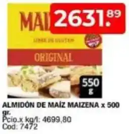 Maxiconsumo Maizena almidón de maiz oferta