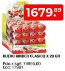 Maxiconsumo Huevo kinder clasico oferta