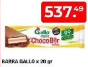 Maxiconsumo Gallo barra oferta