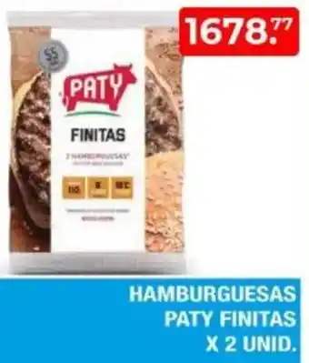 Maxiconsumo Hamburguesas paty finitas oferta