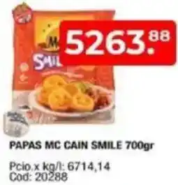 Maxiconsumo Papas mc cain smile oferta