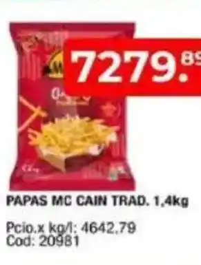 Maxiconsumo Mc cain trad. papas oferta