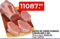 Maxiconsumo Carre de cerdo s/hueso congelado oferta