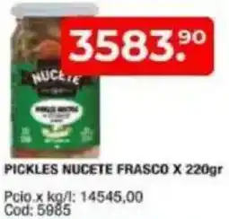 Maxiconsumo Nucete frasco pickles oferta