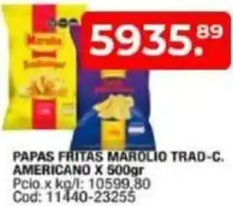 Maxiconsumo Papas fritas marolio trad-c. americano oferta