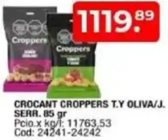 Maxiconsumo Crocant croppers t.y oliva/j. serr. oferta