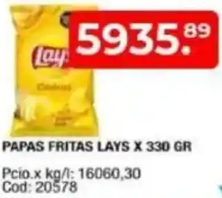 Maxiconsumo Lays papas fritas oferta