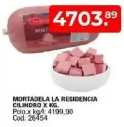 Maxiconsumo Mortadela la residencia cilindro oferta