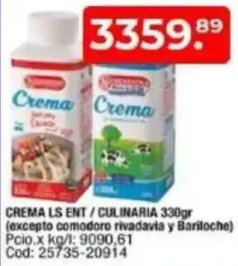 Maxiconsumo Crema ls ent/culinaria oferta