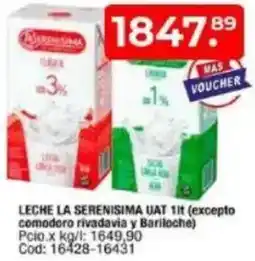 Maxiconsumo Leche la serenisima uat oferta