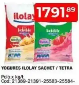 Maxiconsumo Ilolay sachet / tetra yogures oferta