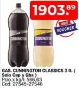 Maxiconsumo Gas. cunnington classics oferta