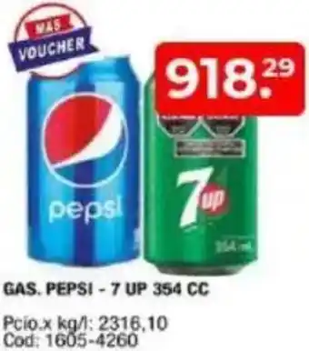 Maxiconsumo GAS. PEPSI - 7 UP oferta