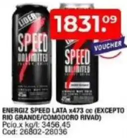 Maxiconsumo Energiz speed lata oferta