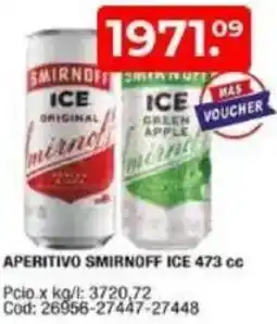 Maxiconsumo Smirnoff ice aperitivo oferta