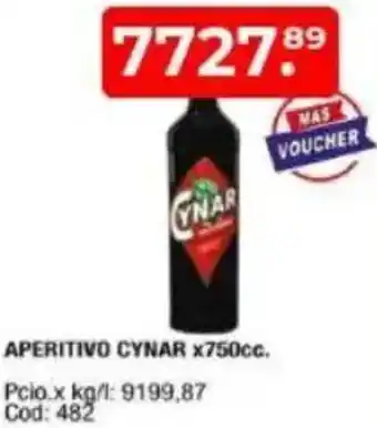 Maxiconsumo Cynar aperitivo oferta