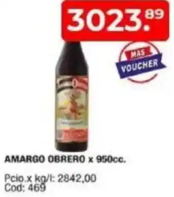 Maxiconsumo Amargo obrero oferta