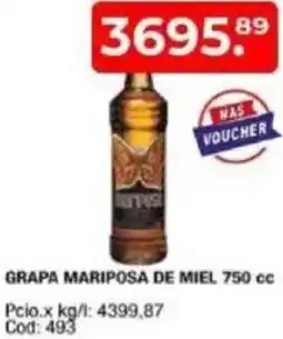 Maxiconsumo Grapa mariposa de miel oferta