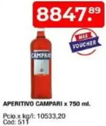 Maxiconsumo Campari  aperitivo oferta