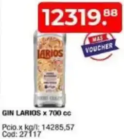 Maxiconsumo Gin larios oferta