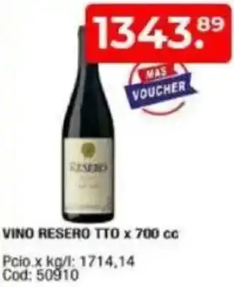 Maxiconsumo Vino resero tto oferta