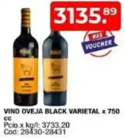 Maxiconsumo Vino oveja black varietal oferta