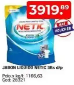 Maxiconsumo Jabon liquido netic oferta