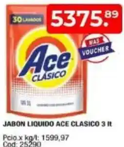 Maxiconsumo Ace clasico jabon liquido oferta