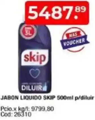 Maxiconsumo Skip jabon liquido oferta