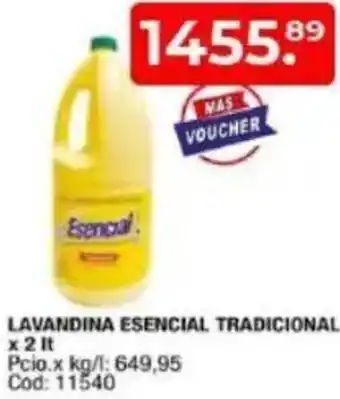 Maxiconsumo Esencial tradicional lavandina oferta