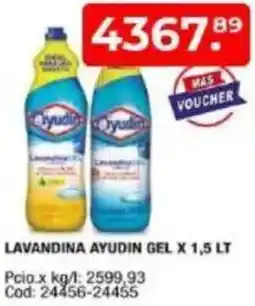 Maxiconsumo Ayudin gel lavandina oferta