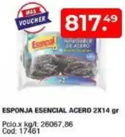 Maxiconsumo Esencial acero esponja oferta