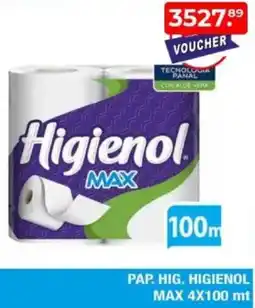 Maxiconsumo Higienol max pap. hig. oferta