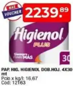 Maxiconsumo Pap. hig. higienol dob.hoj. oferta