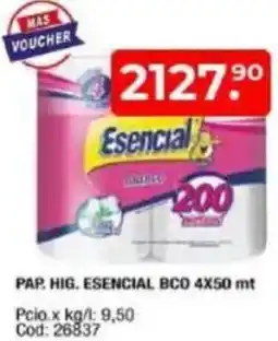 Maxiconsumo Esencial bco pap. hig. oferta