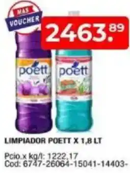 Maxiconsumo Poett limpiador oferta