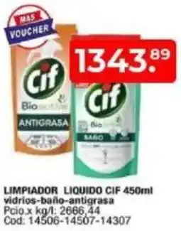 Maxiconsumo Cif limpiador liquido oferta