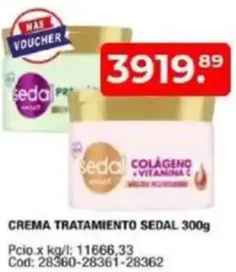 Maxiconsumo Sedal crema tratamiento oferta