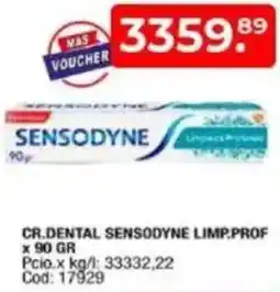 Maxiconsumo Sensodyne cr.dental limp.prof oferta