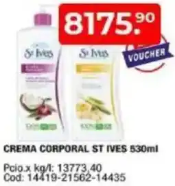 Maxiconsumo St ives crema corporal oferta