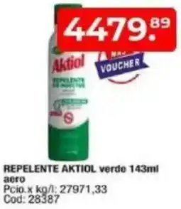 Maxiconsumo Aktiol repelente verde oferta