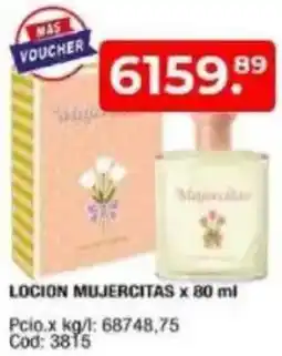 Maxiconsumo Mujercitas locion oferta