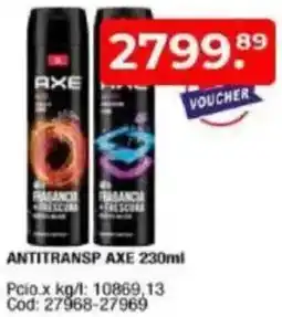 Maxiconsumo Axe antitransp 230ml oferta