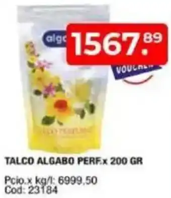 Maxiconsumo Algabo perf. talco oferta