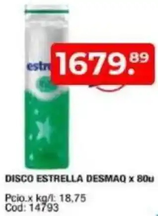 Maxiconsumo Estrella disco desmaq oferta